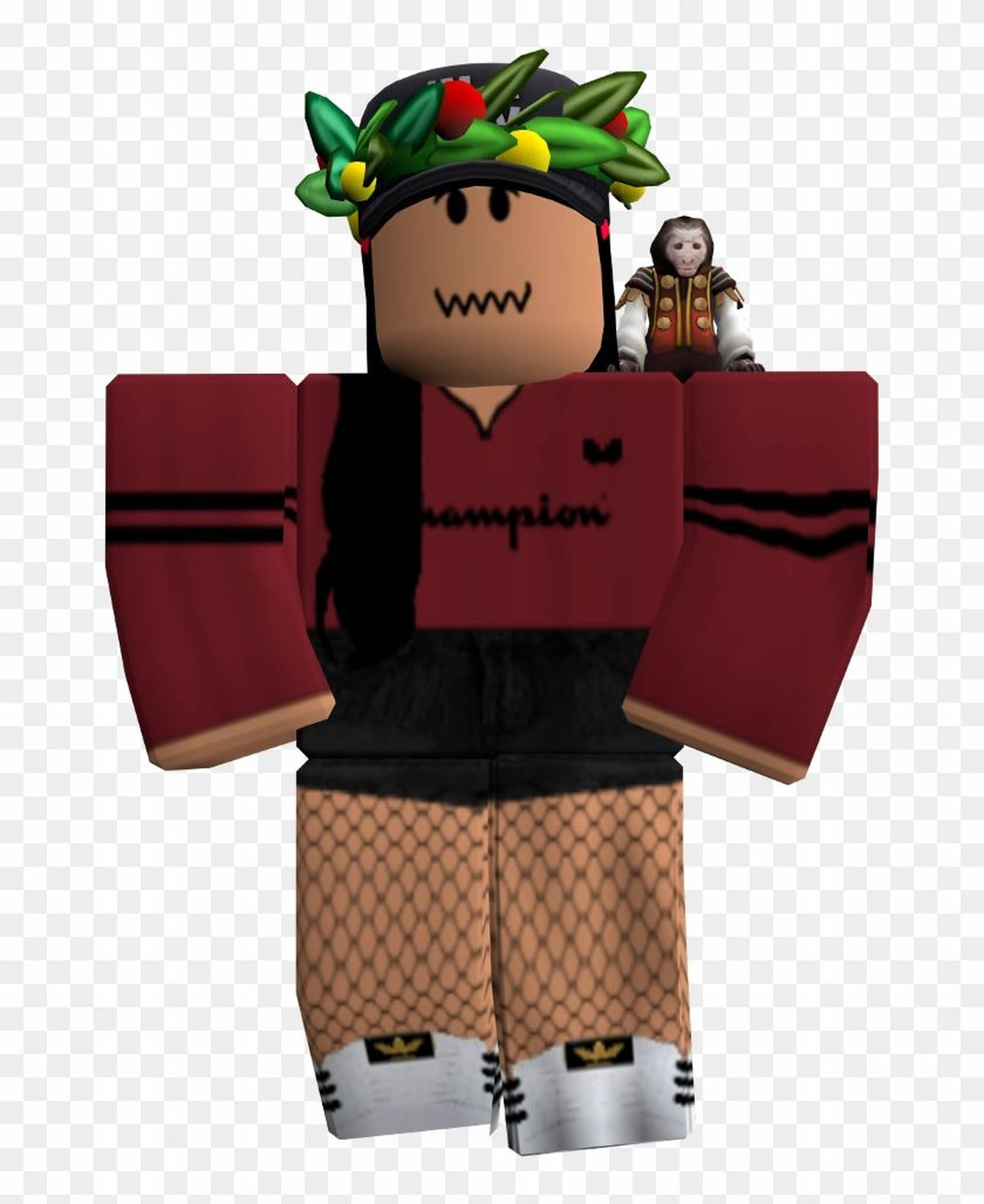 Roblox Girl With Monkey