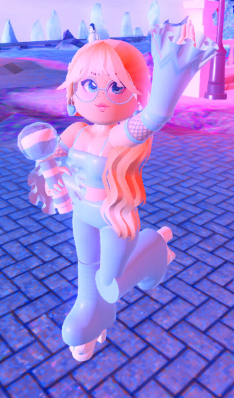 Roblox Royale High Girl With Eyeglasses Background