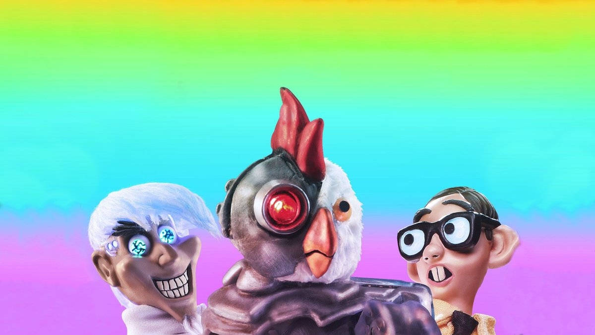 Robot Chicken And Lgbt Flag