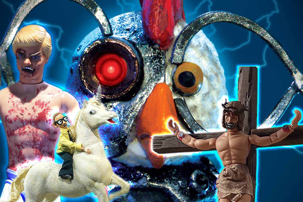 Robot Chicken Character Collage