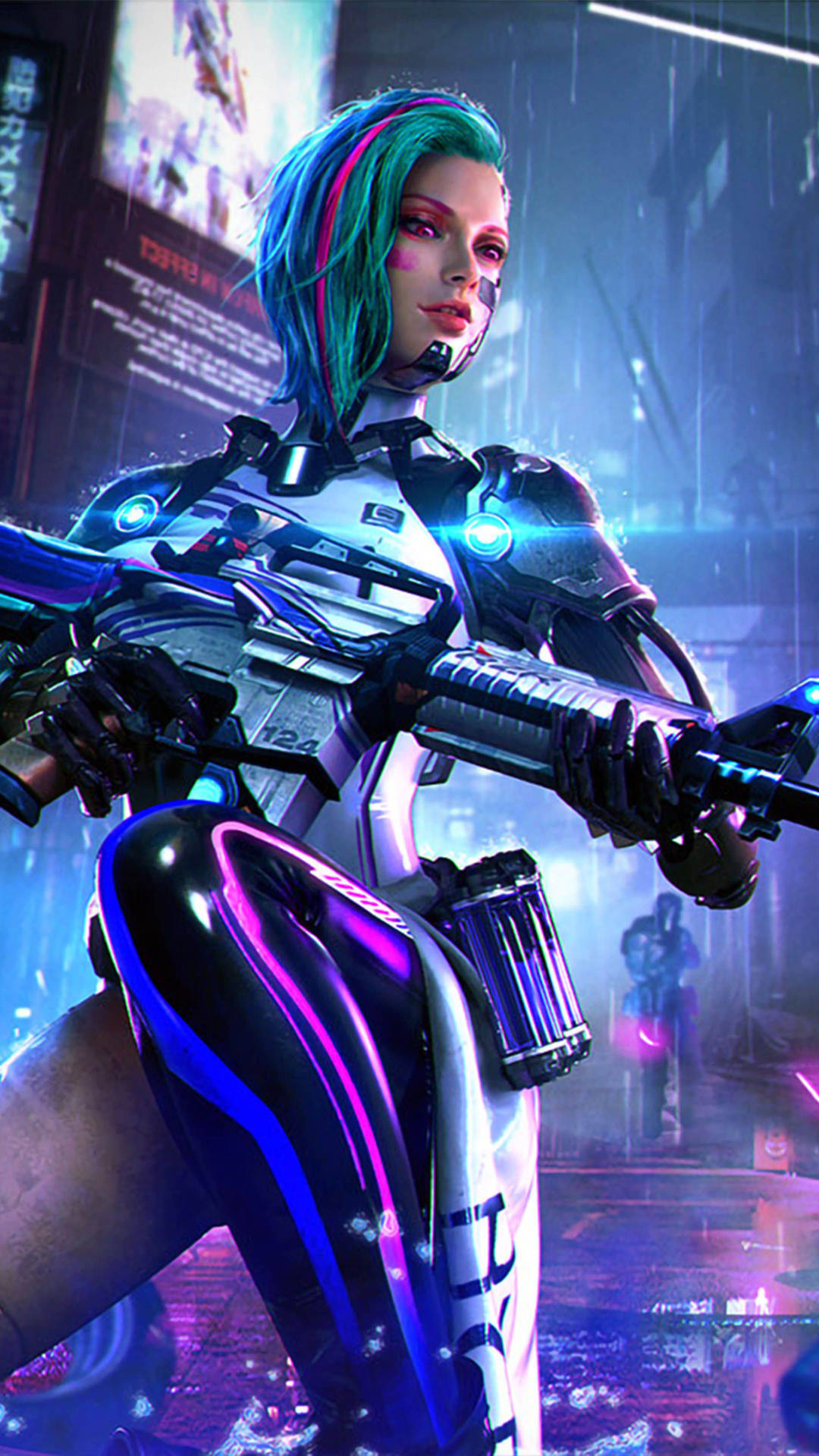 Robot Free Fire Character A124 Background