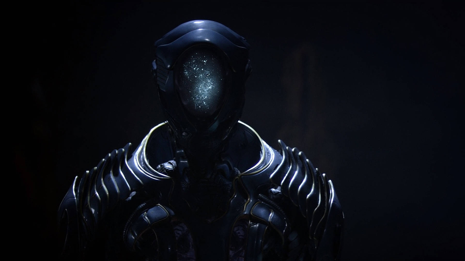 Robot Model B-9 In Lost In Space Background