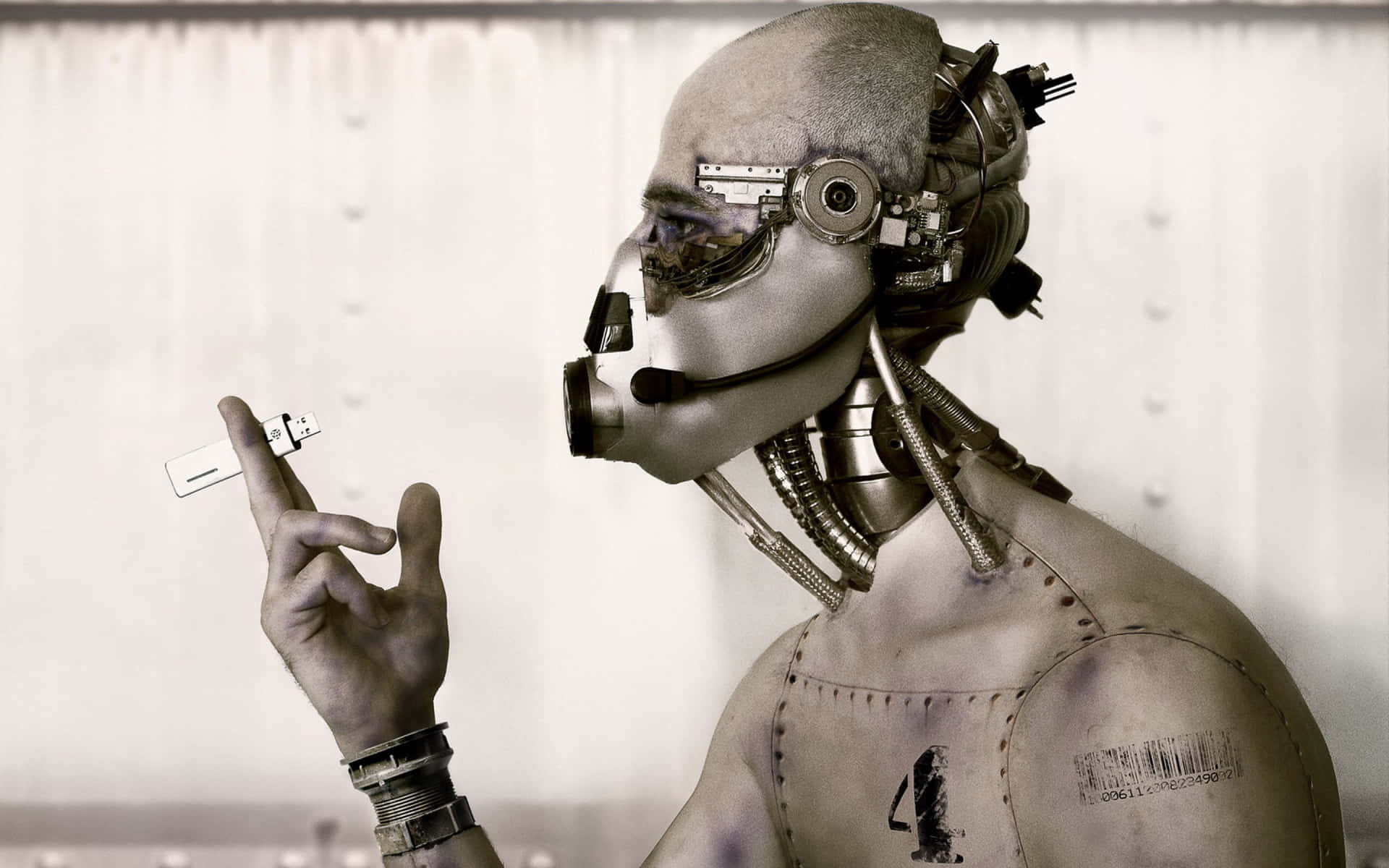 Robot Project Design Intrigued Background