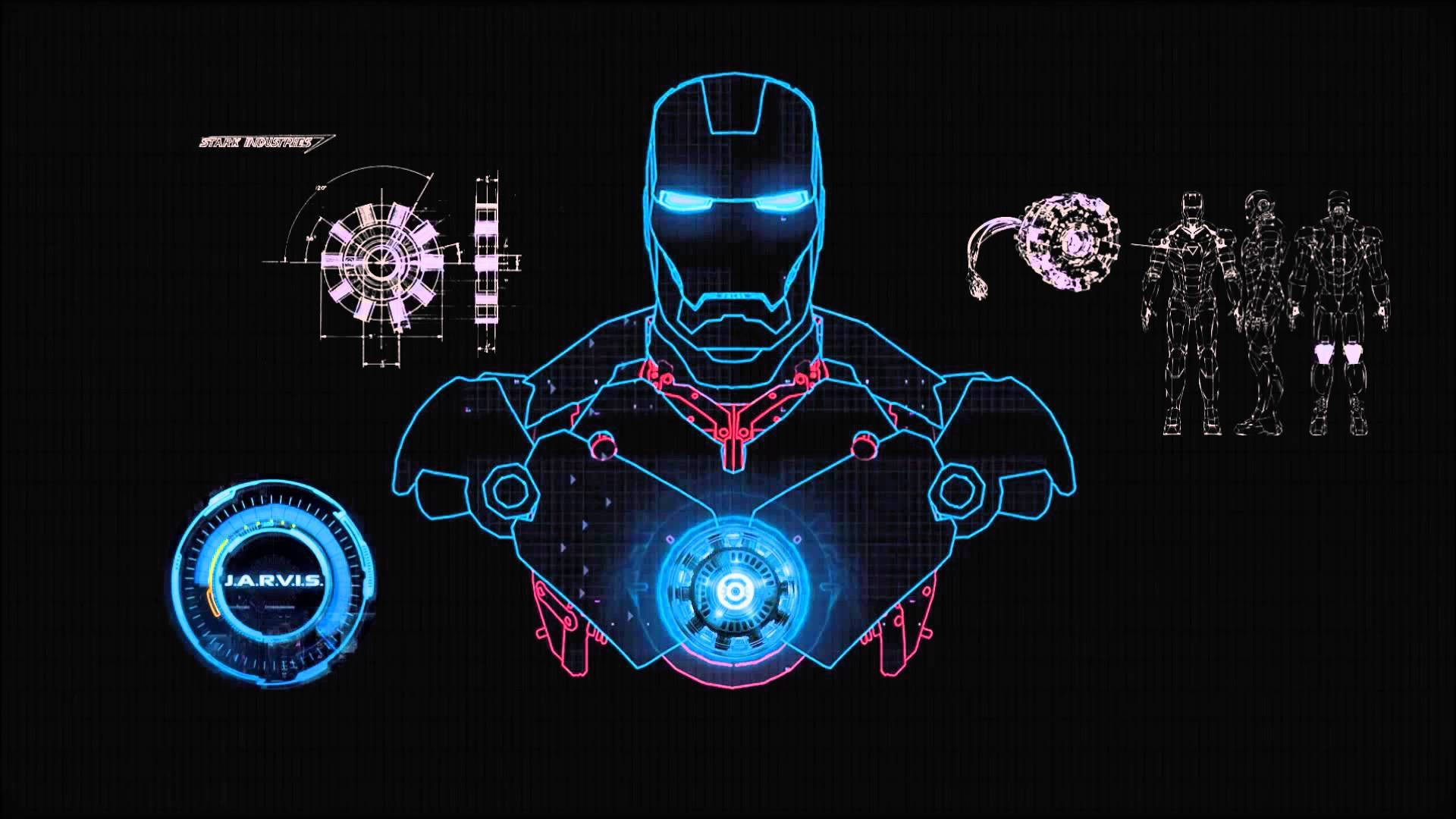 Robotic Iron Man Logo