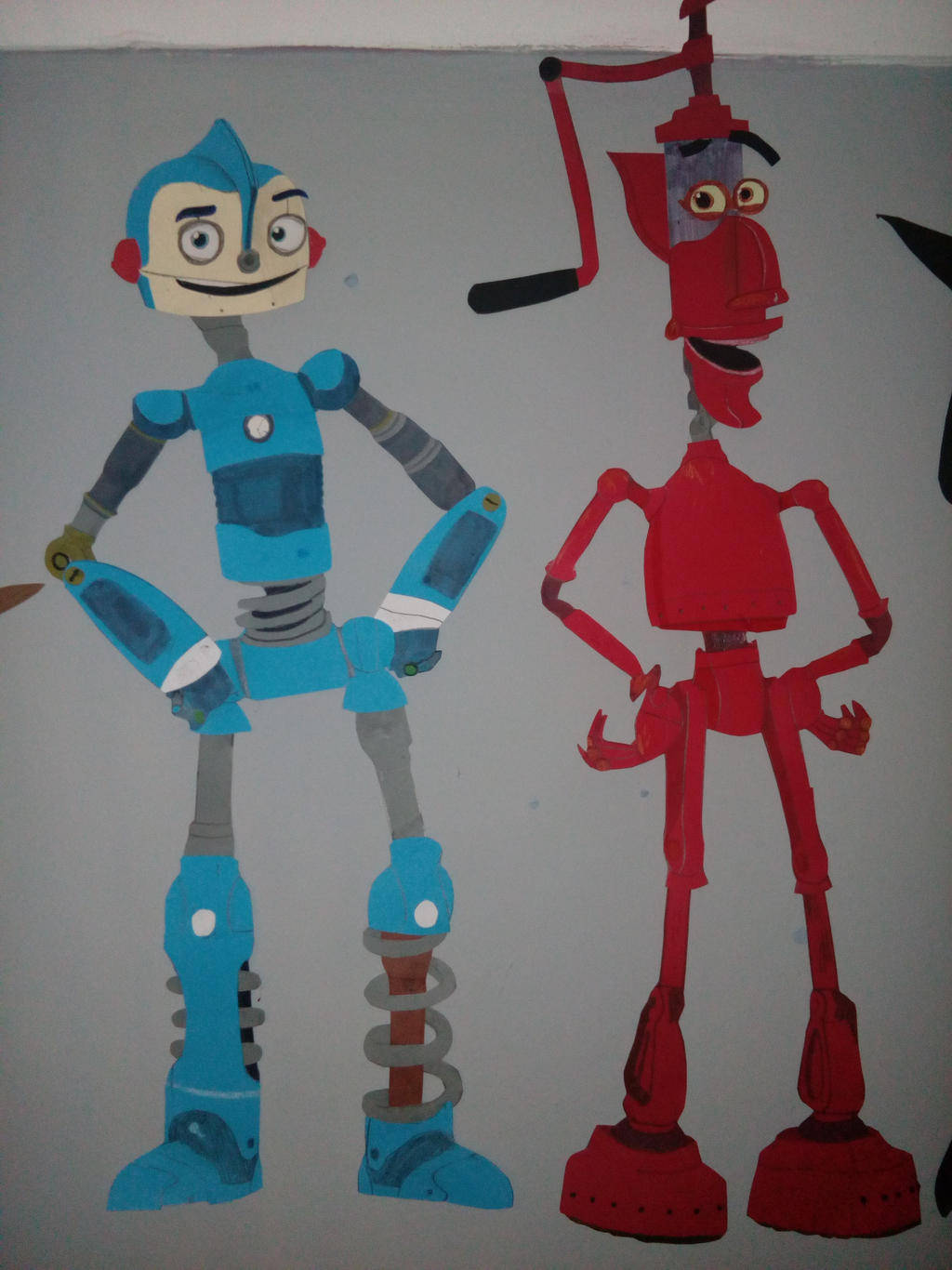 Robots Concept Art Background