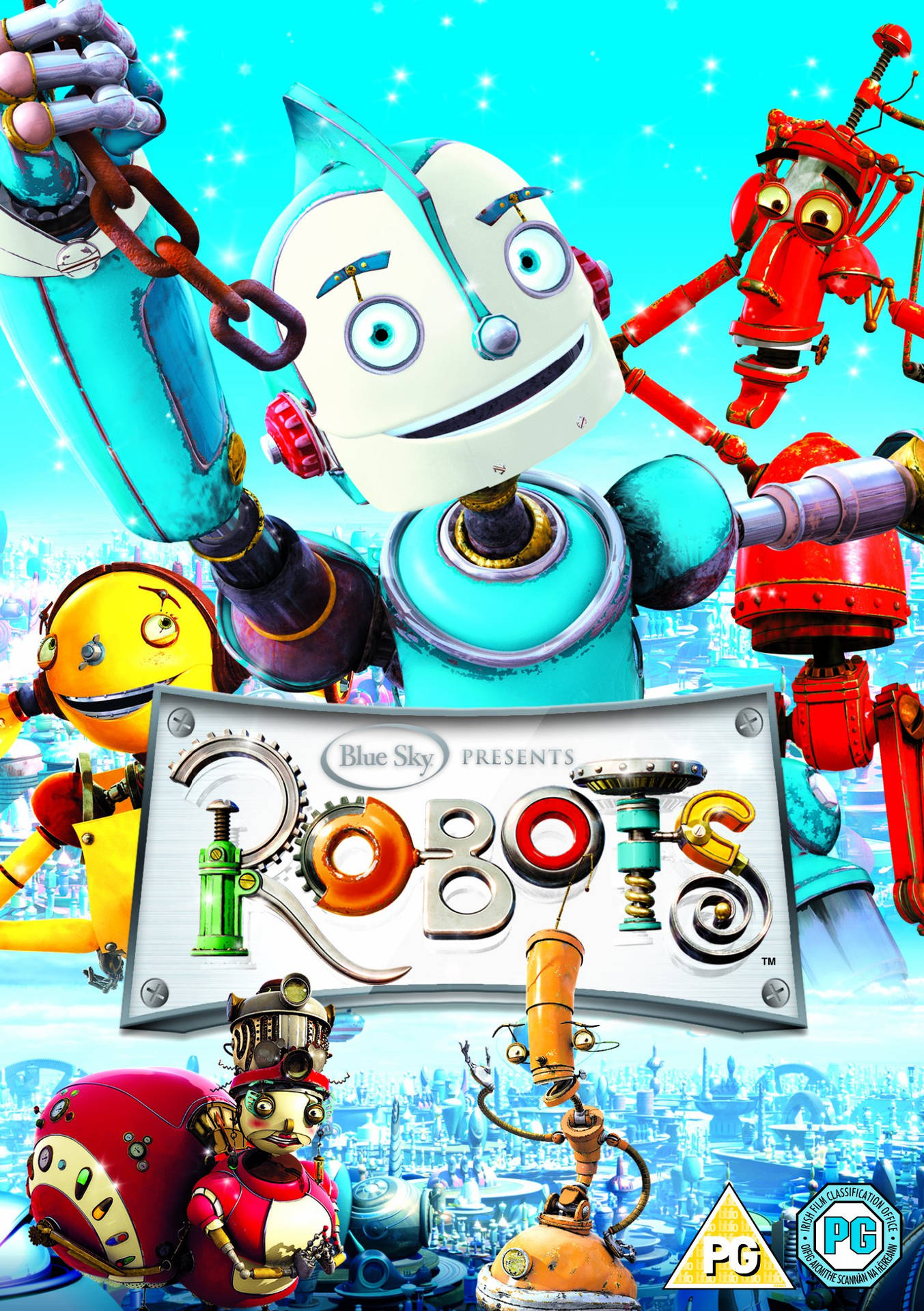 Robots Promotional Poster Background