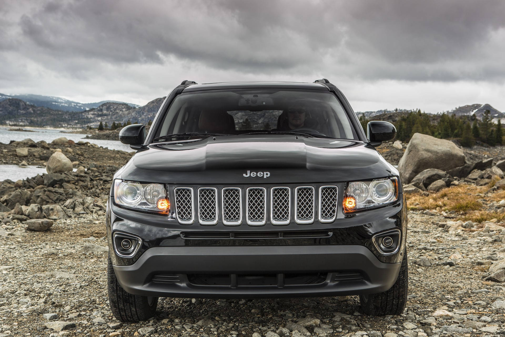 Robust Adventure With Jeep Compass Background