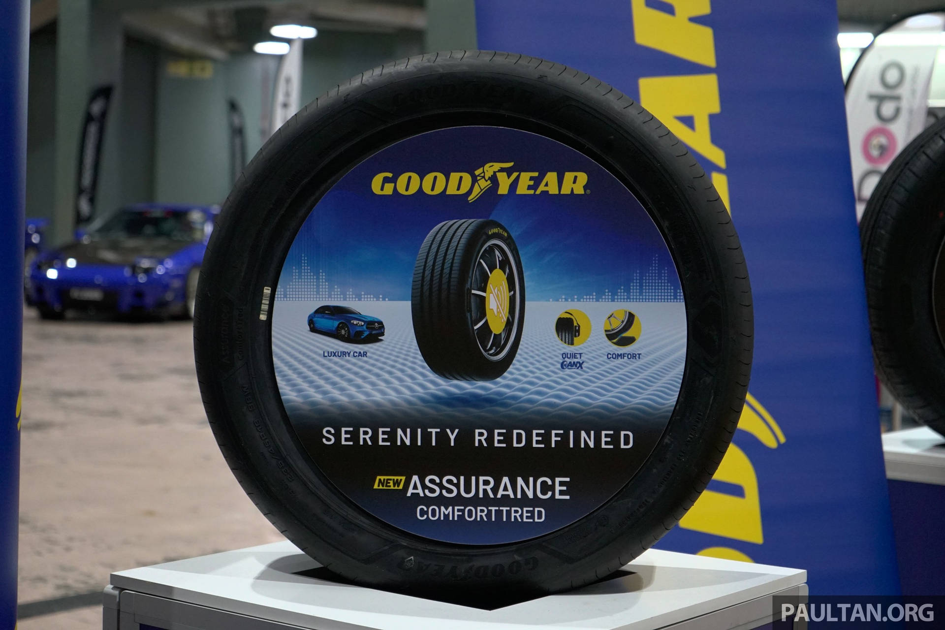 Robust Goodyear Tyre Ready For The Road.