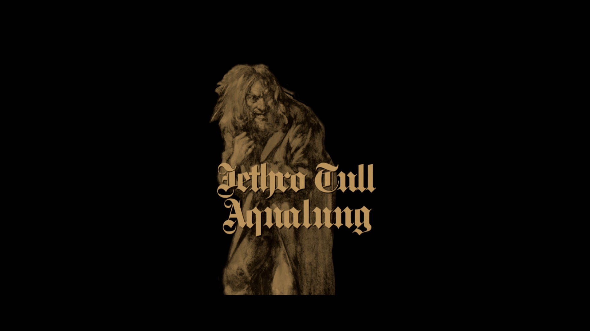 Rock And Roll Band Jethro Tull Aqualung Minimalist Illustration Background