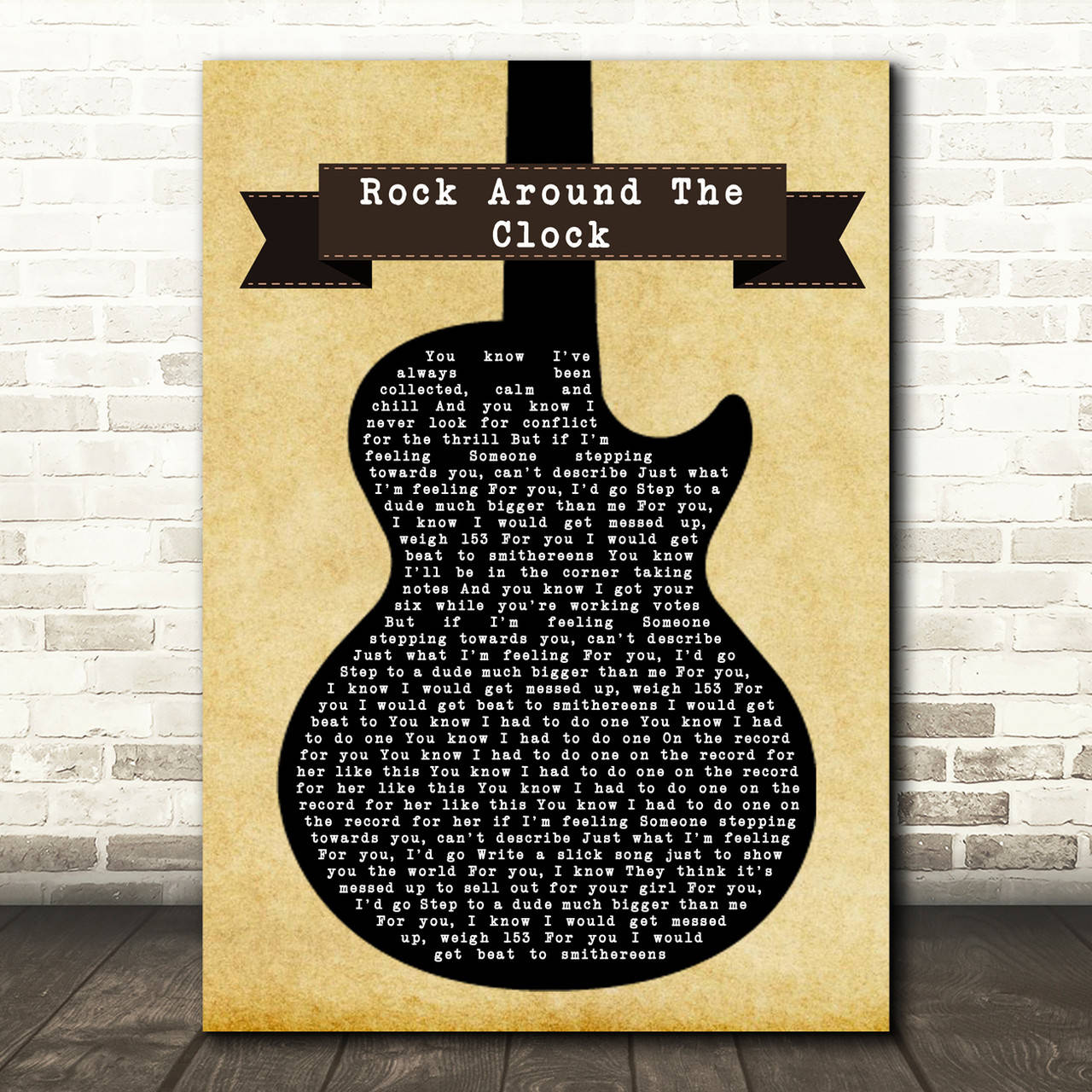 Rock And Roll Icons, Bill Haley And The Comets, Guitar Art Background