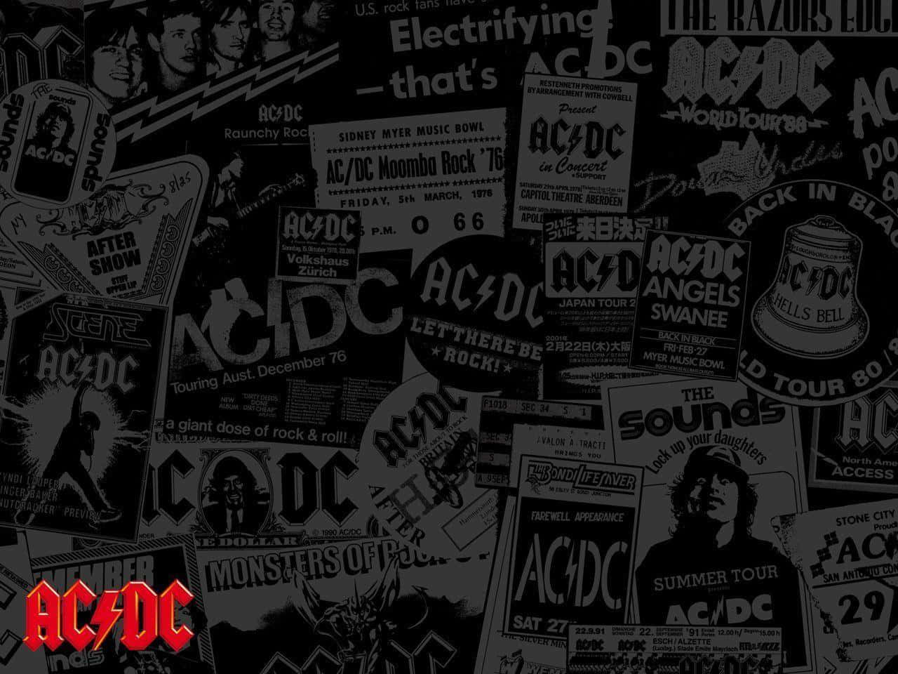 Rock Band Ac Dc Captures The Attention Of A Nationwide Audience Background