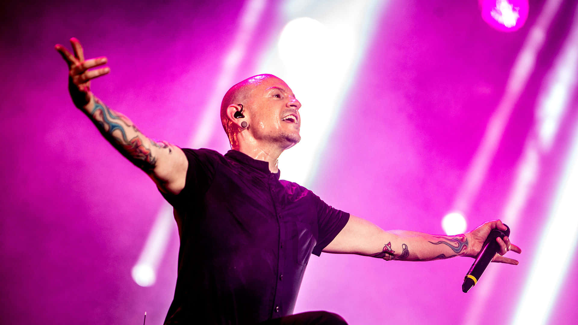 Rock Concert Energy Chester Bennington