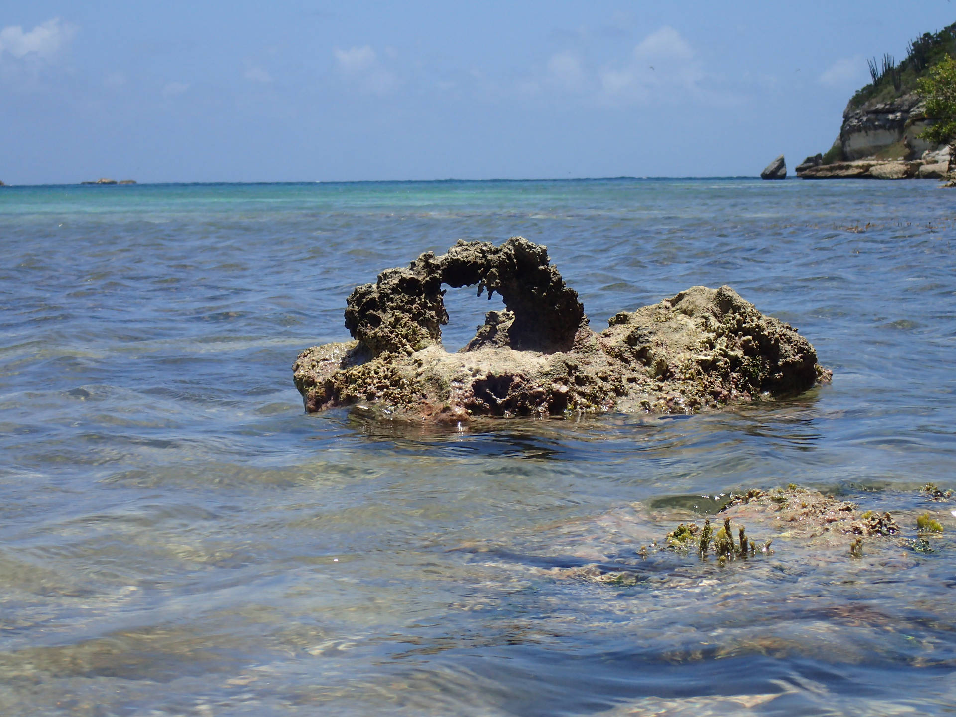 Rock Formation Antigua And Barbuda Background