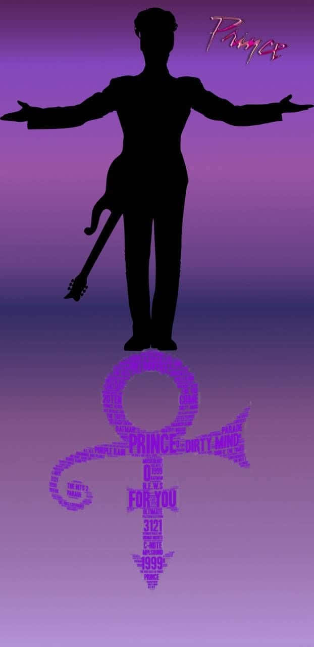 Rock Icon Prince's Iconic Symbol Background