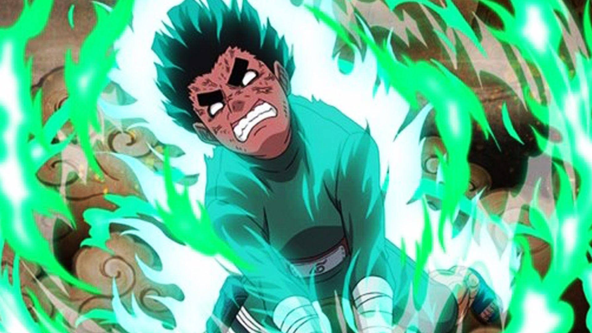 Rock Lee 6th Gate Unleashed Background