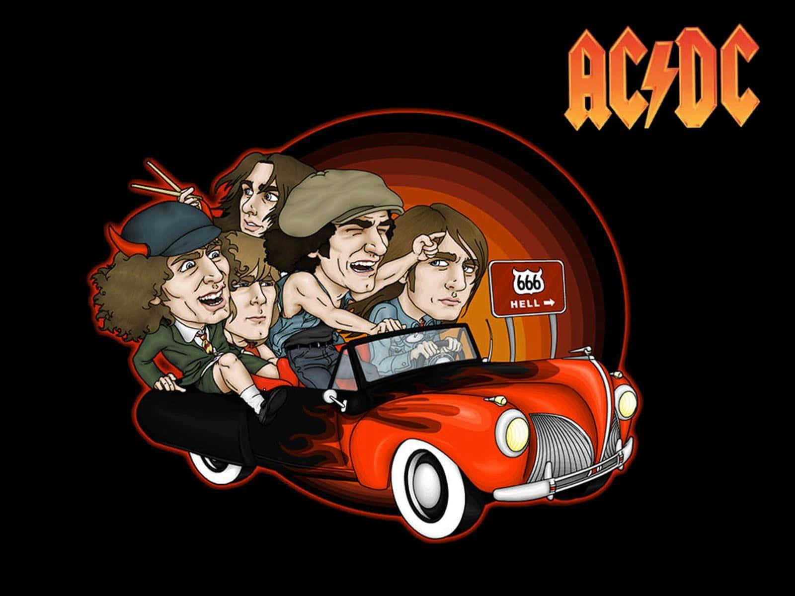 Rock Legends Ac Dc Background