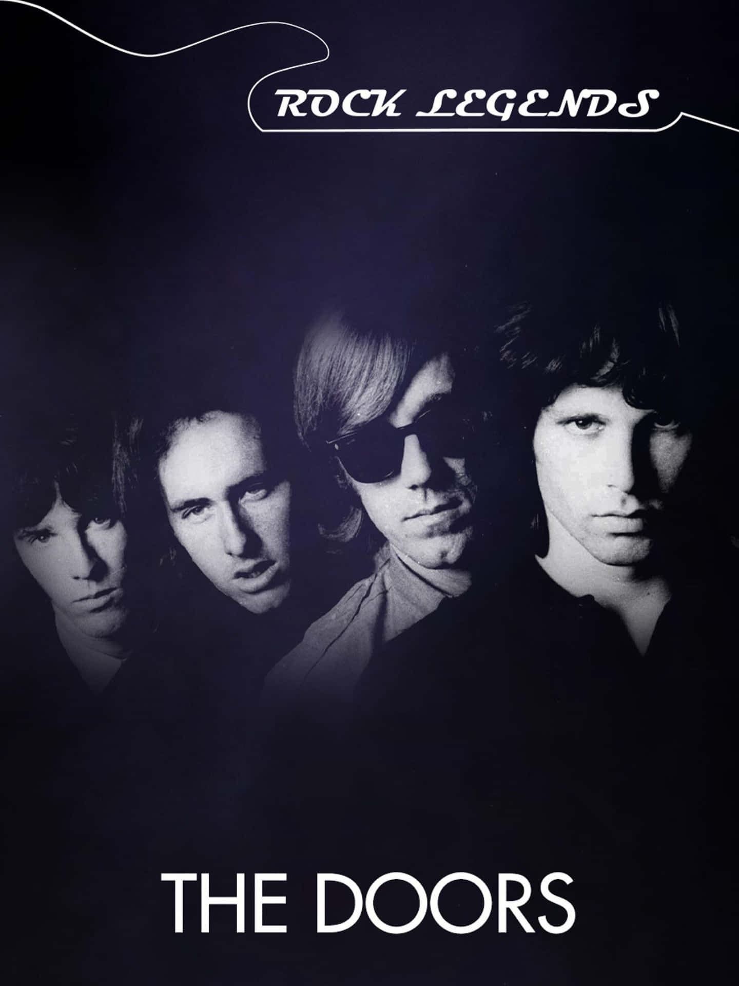 Rock Legends The Doors Poster Background