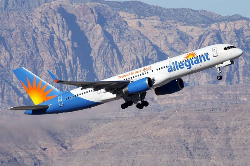 Rock Mountains Allegiant Air Background