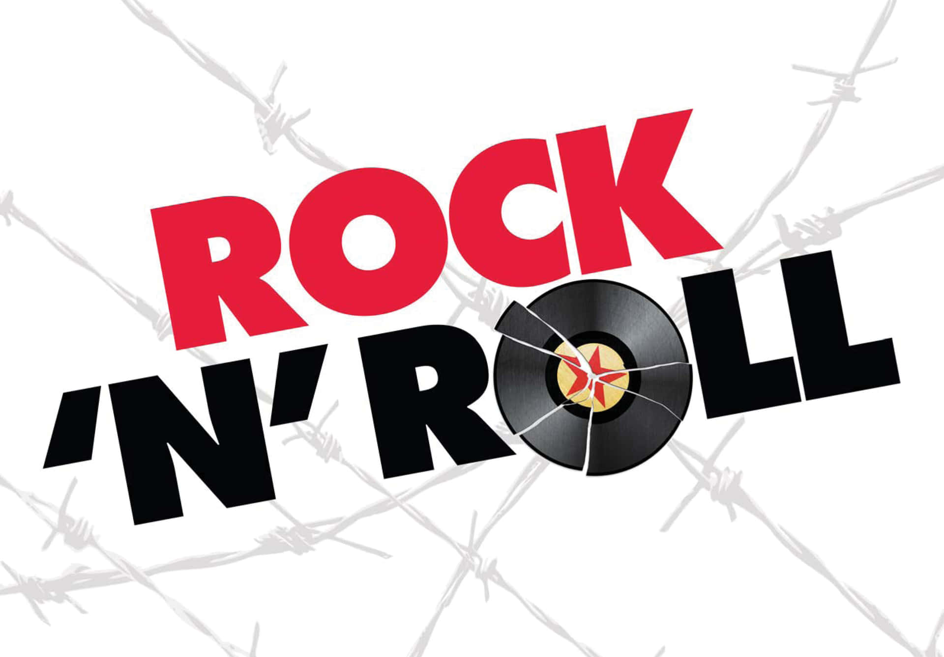 Rock 'n Roll Is Fun And Free-spirited Background