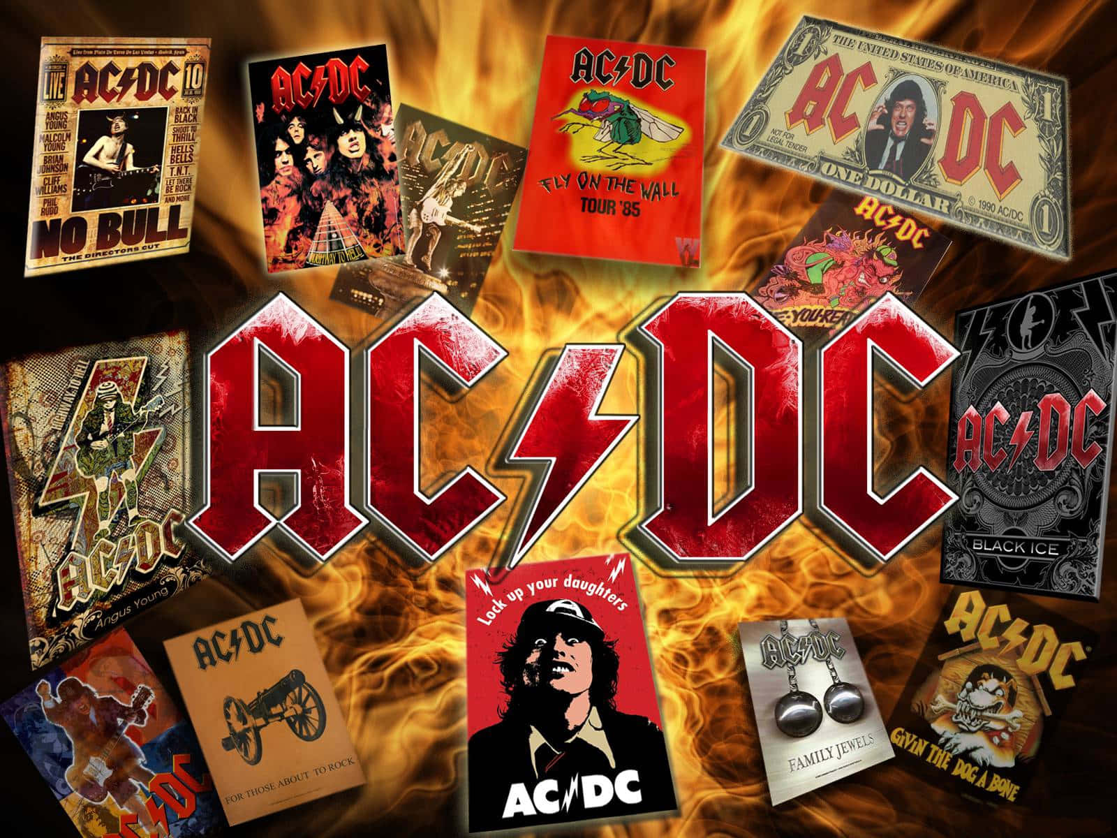 Rock On With Ac/dc Background