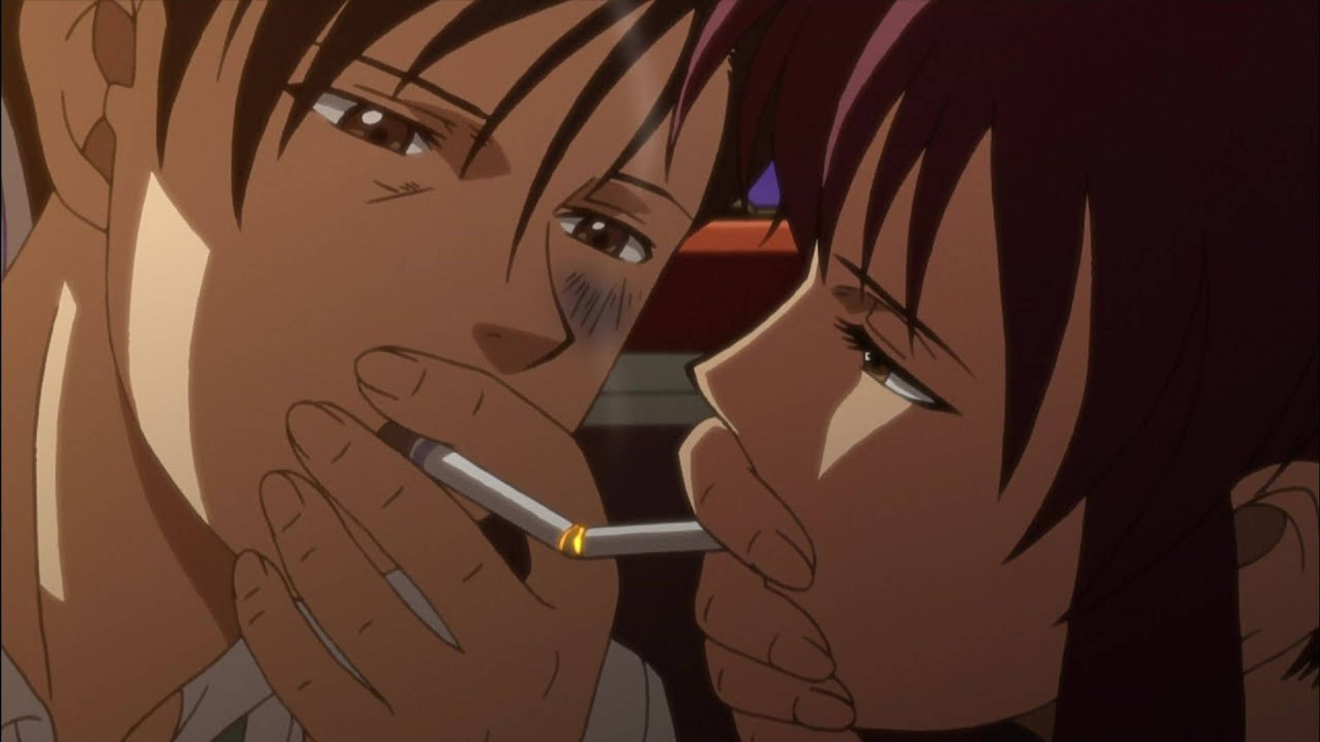 Rock Revy Lighting Cigarette Black Lagoon Background