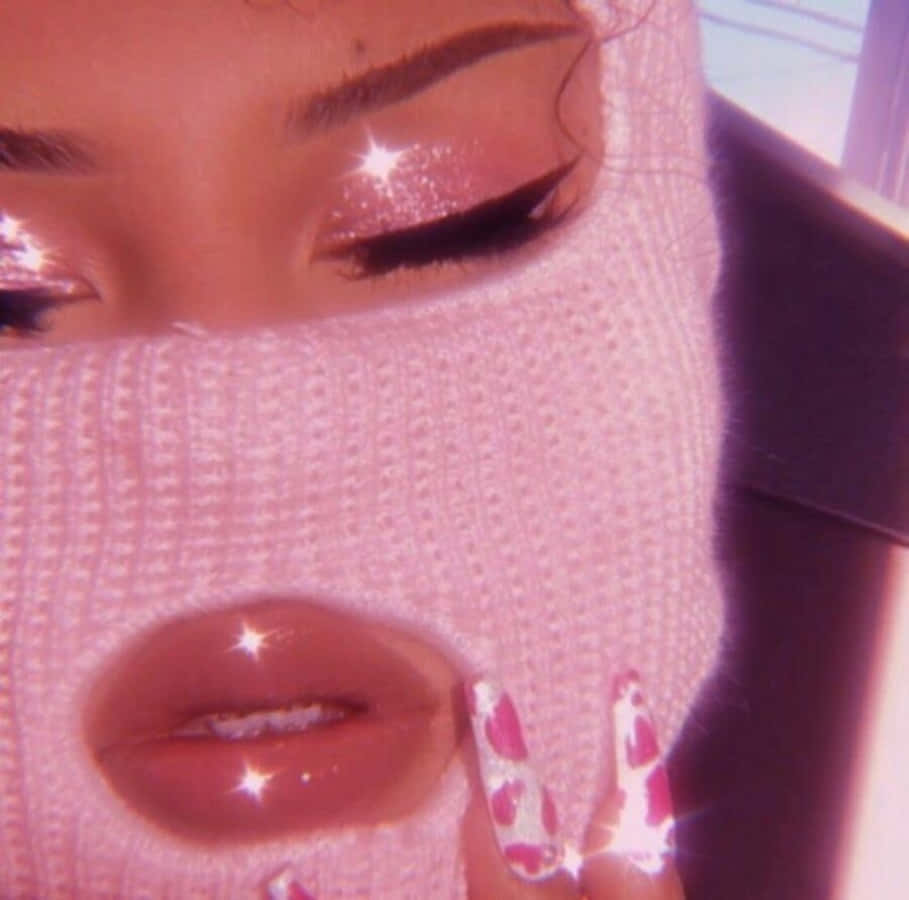 Rock The 90's Retro Vibe With Baddie Vintage Aesthetic Wallpaper Background