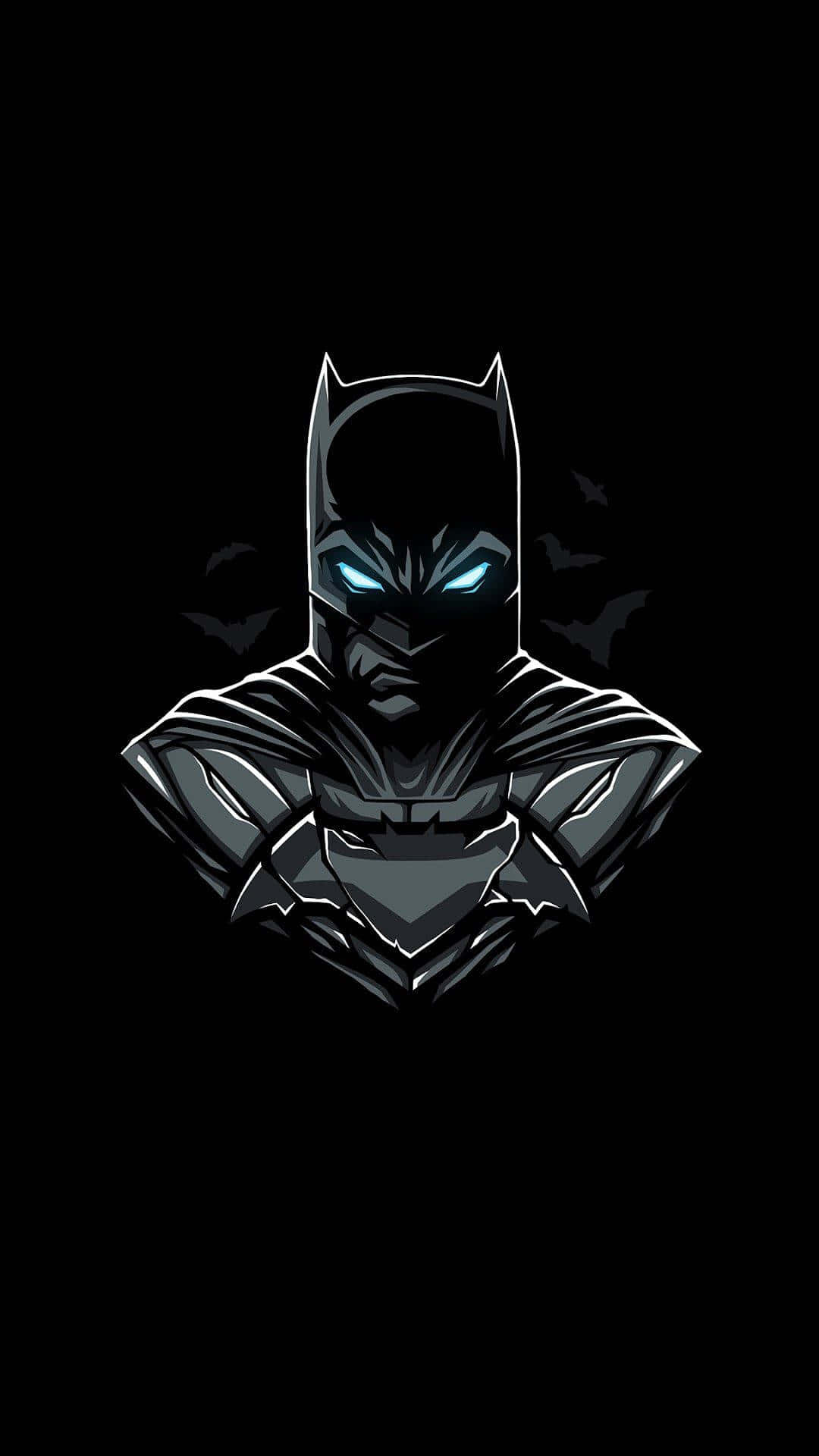 Rock The Batman Logo Wherever You Go With This Cool Awesome Batman Iphone. Background