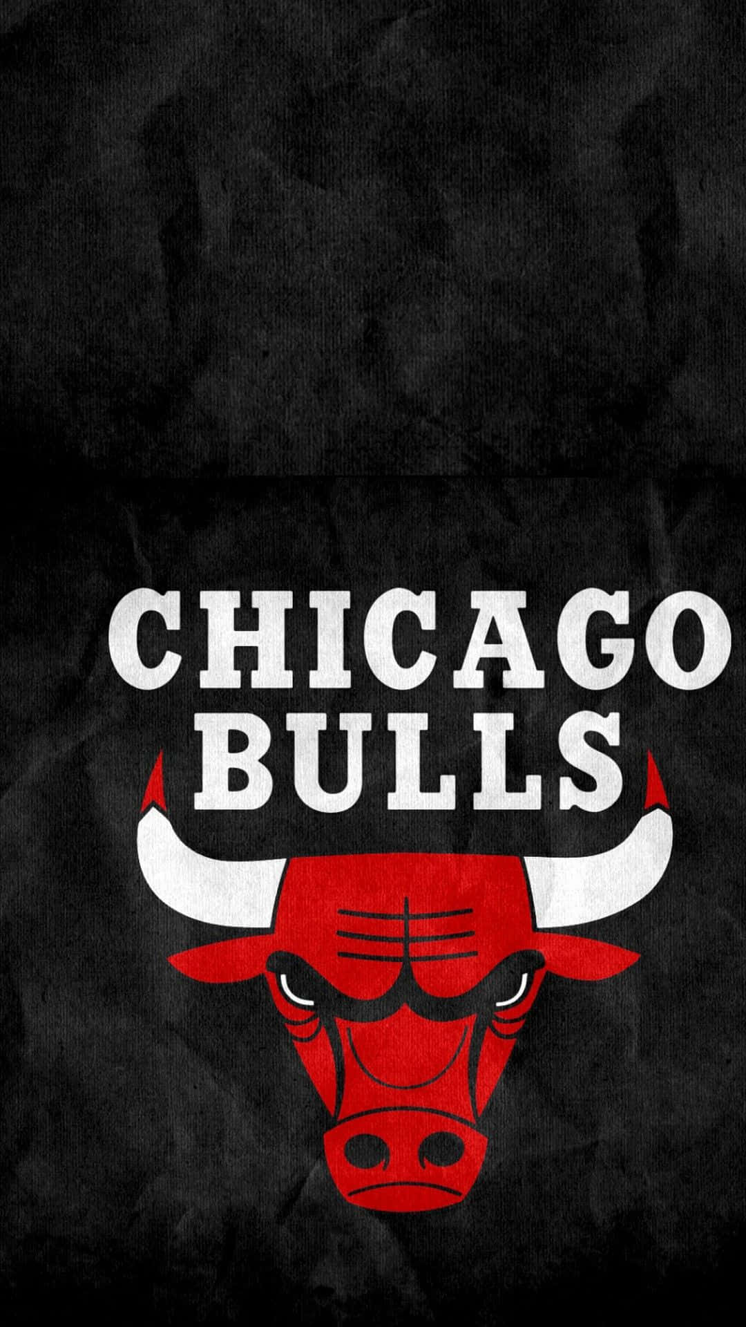 Rock The Chicago Bulls Logo On Your Iphone Background