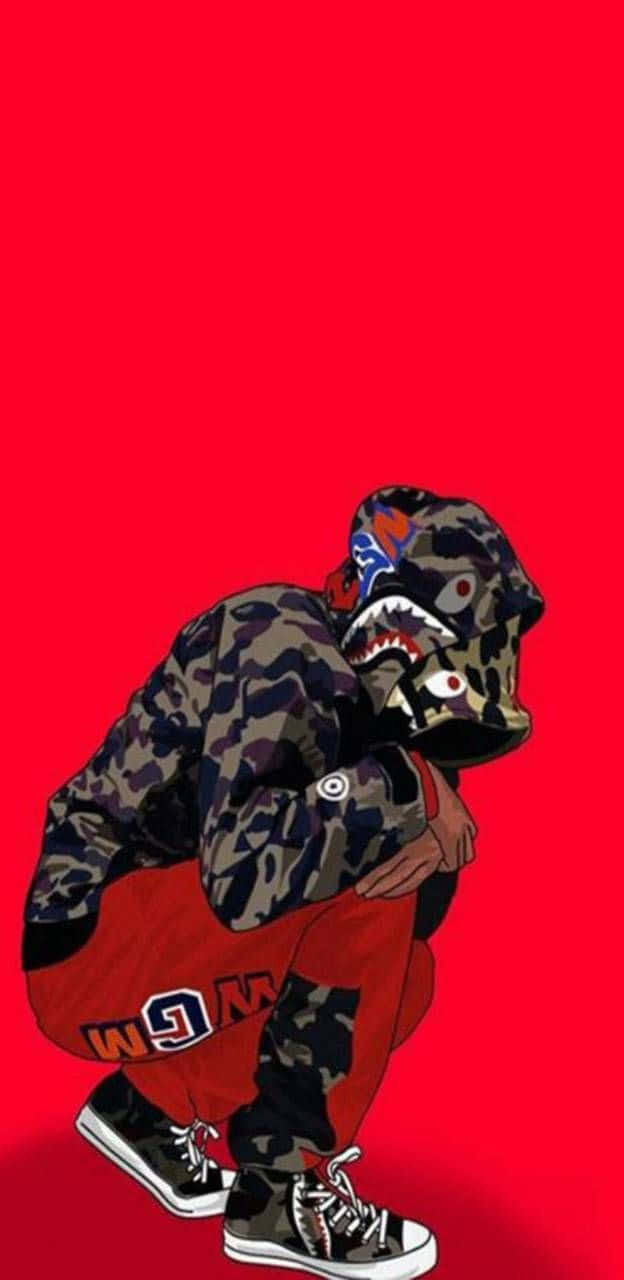 Rock The Latest Bape Iphone 6! Background