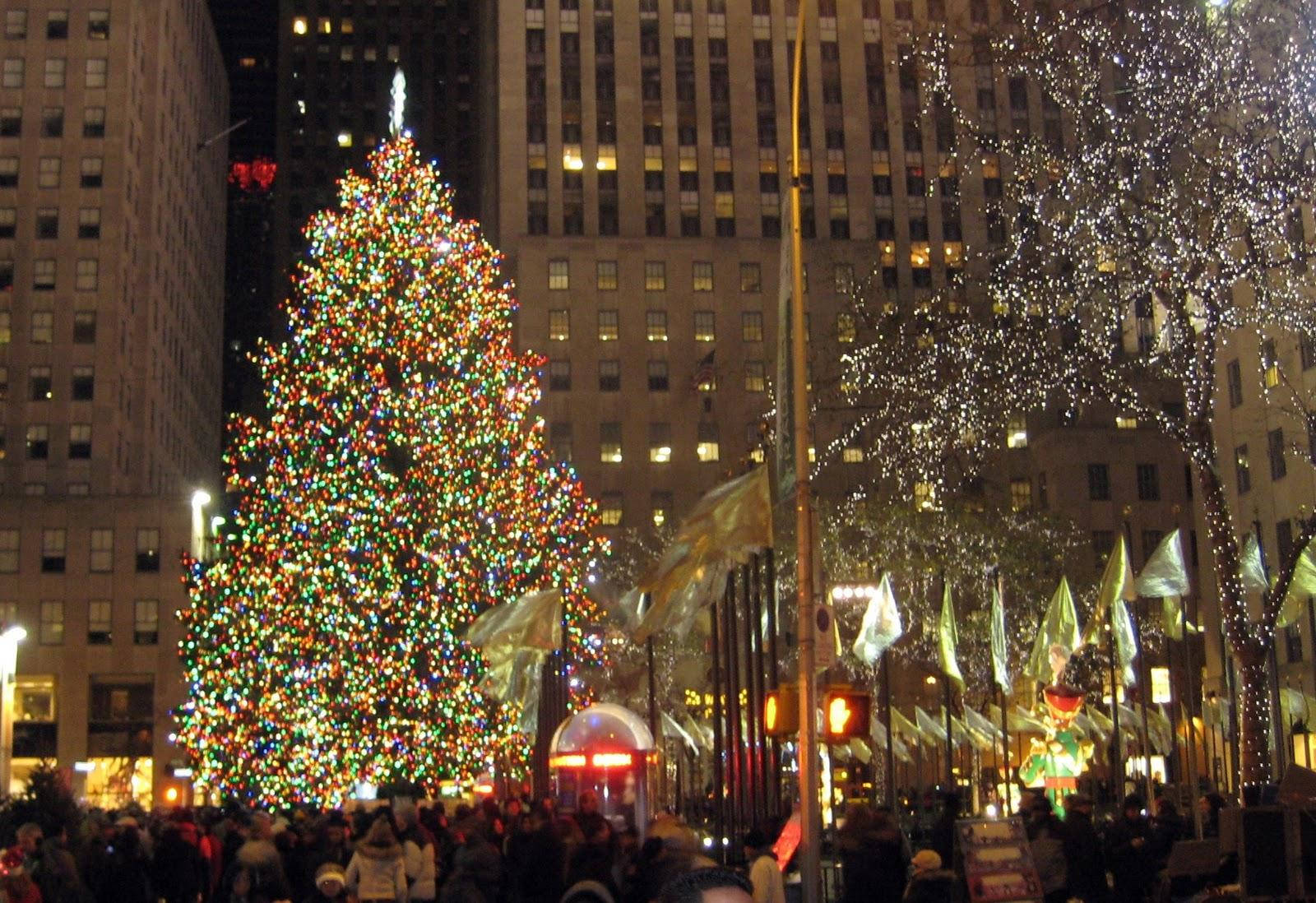 Rockefeller Center Colorful Christmas Tree