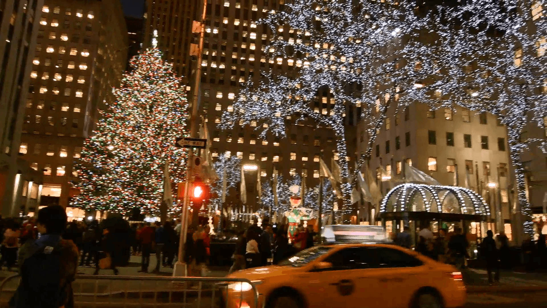 Rockefeller Center Holiday Rush