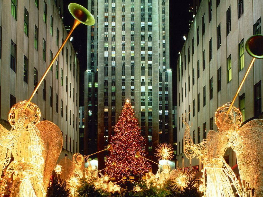 Rockefeller Center Red Christmas Tree