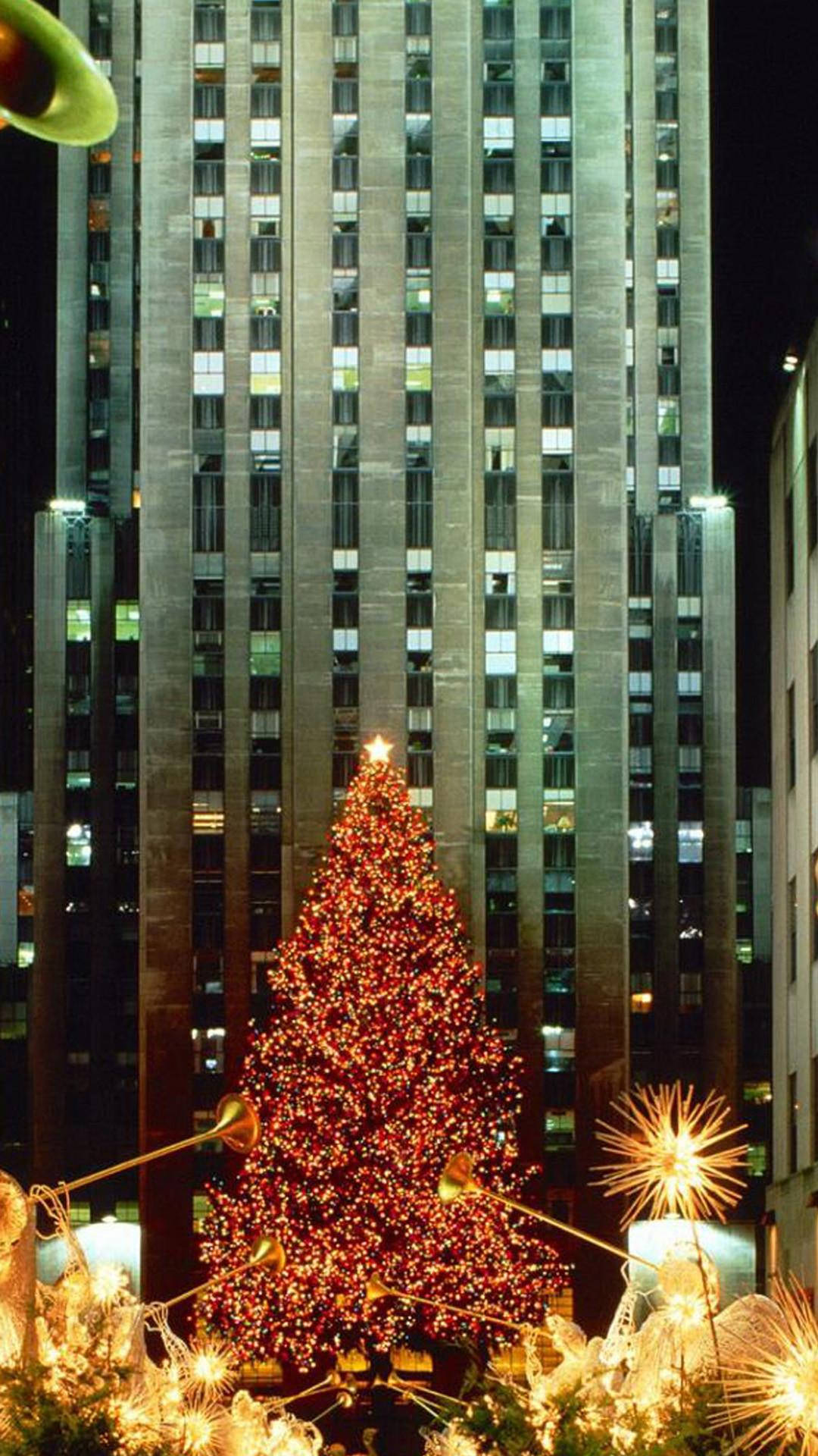 Rockefeller Center Red Holiday Tree