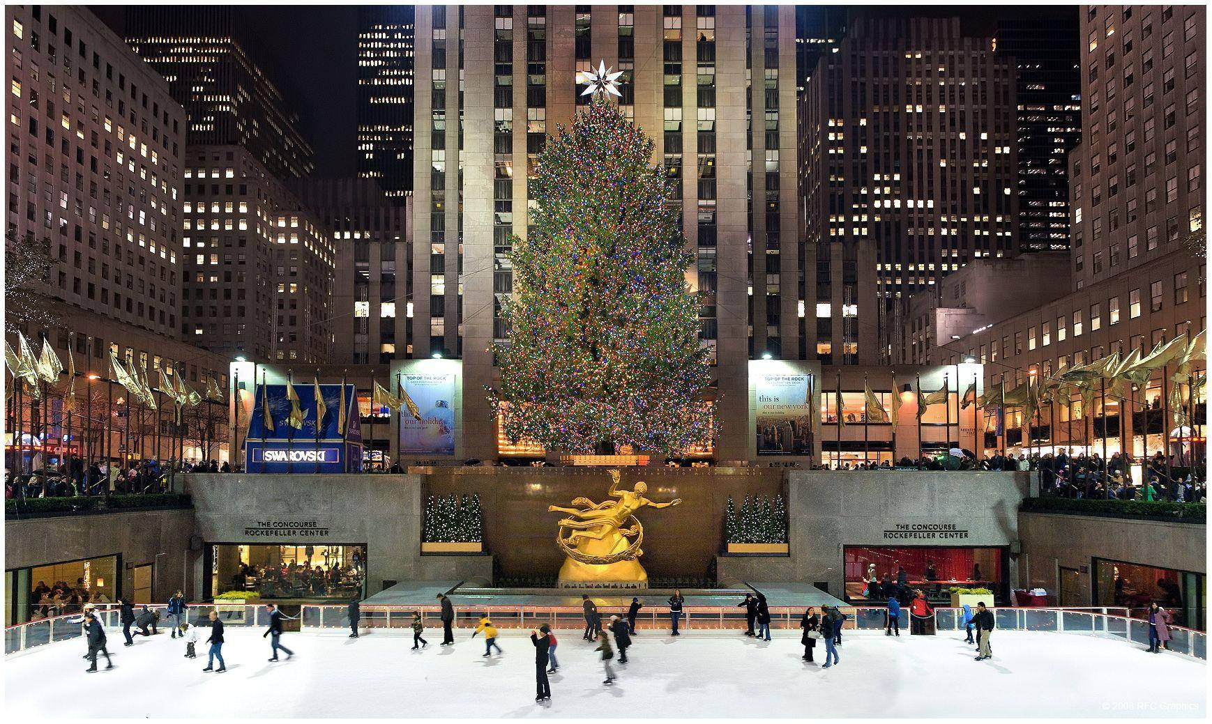 Rockefeller Center Wide View