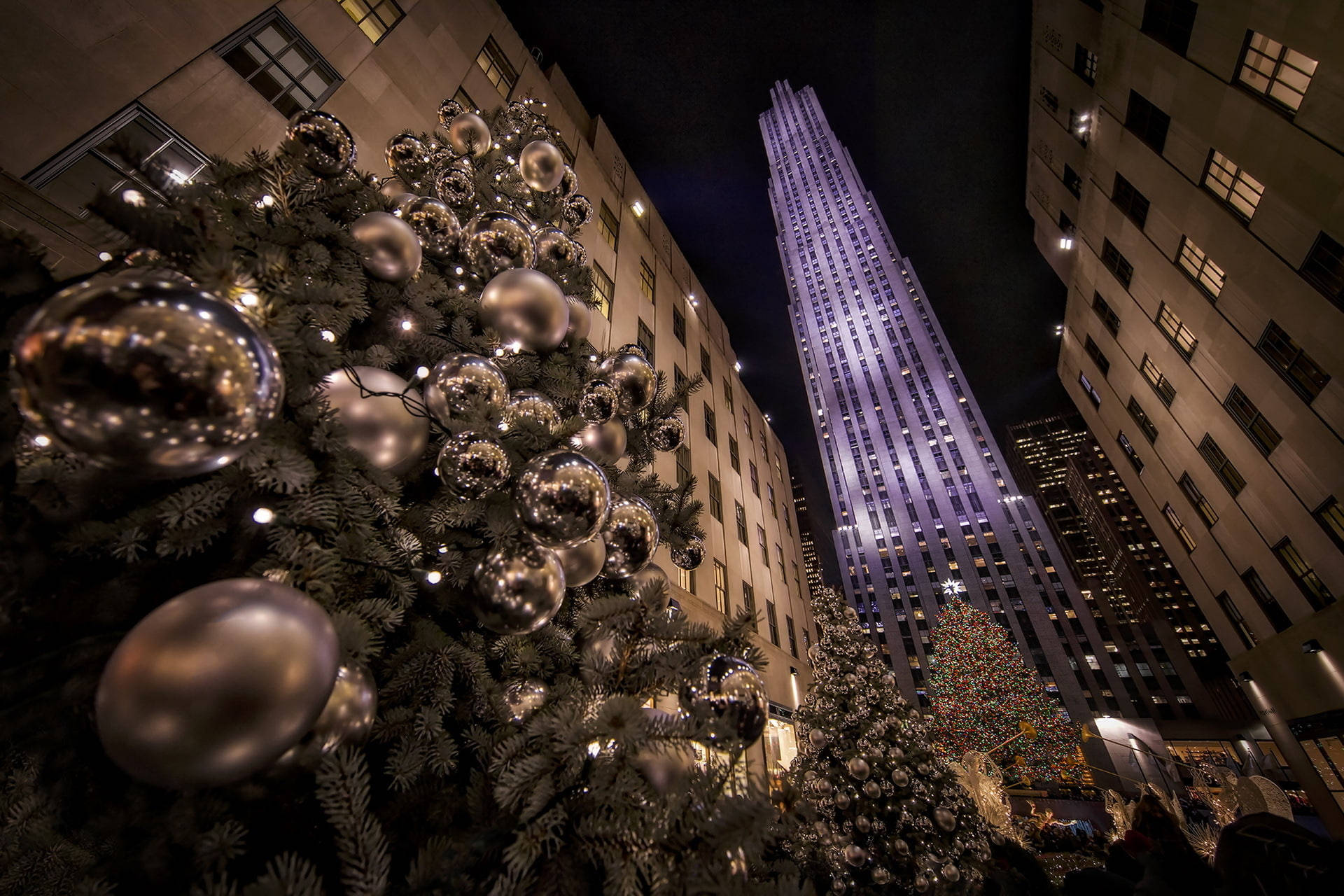 Rockefeller Center Worm's Eye View