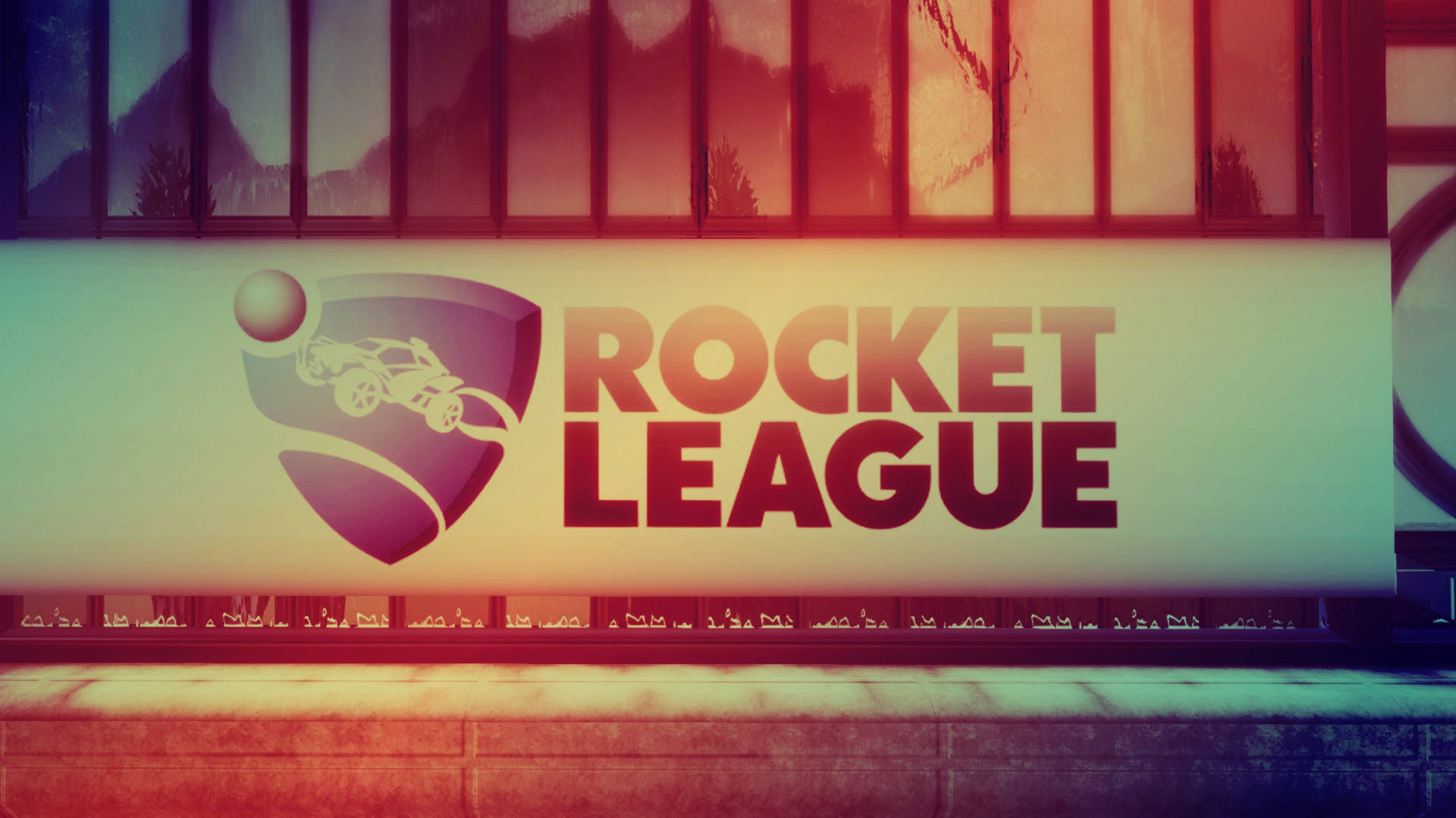 Rocket League Bumper Sticker 1920x1080 Background