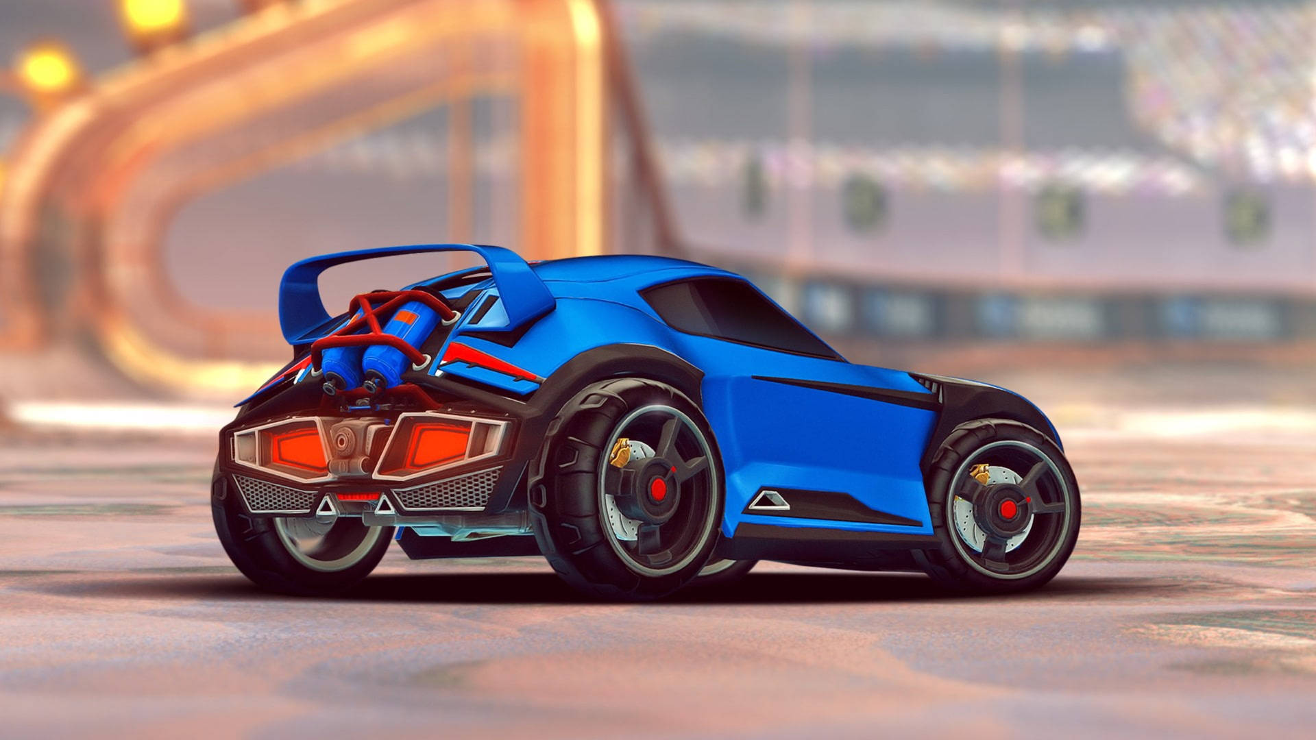 Rocket League Hd Blue Car Background