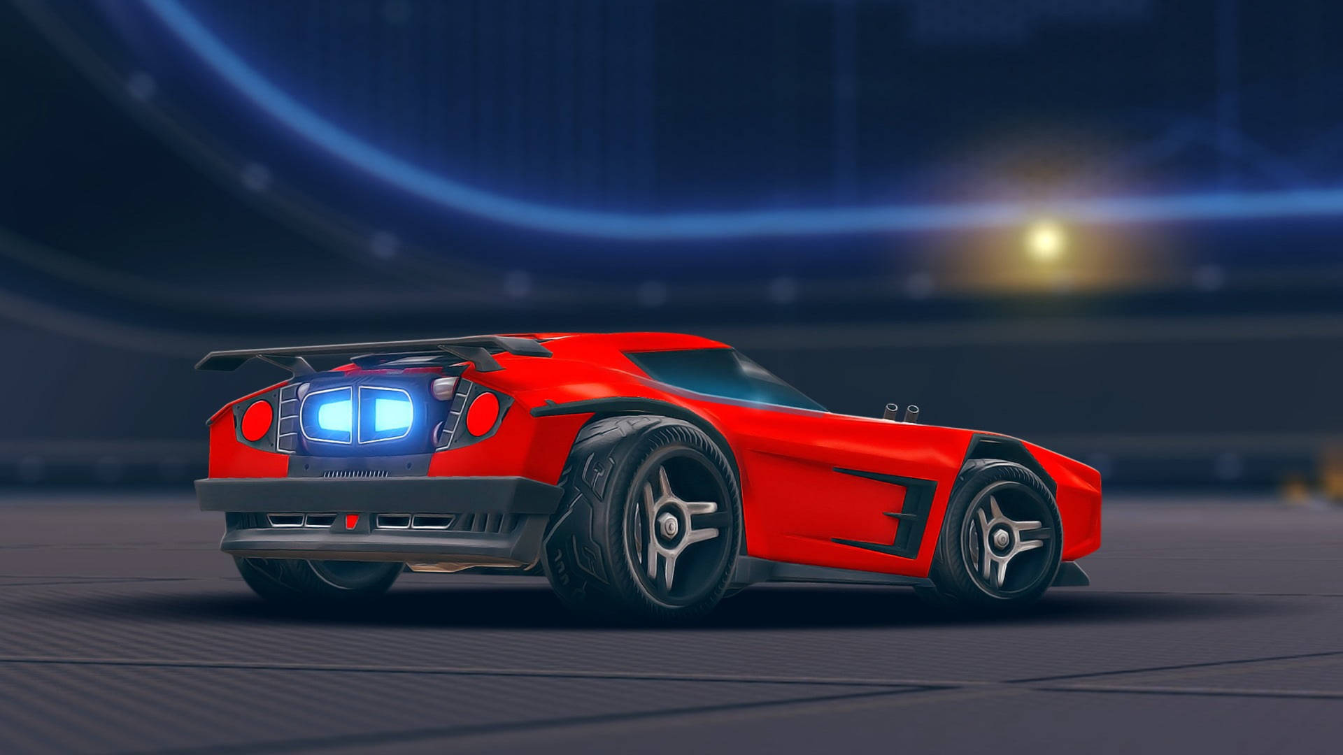 Rocket League Hd Red Car Background