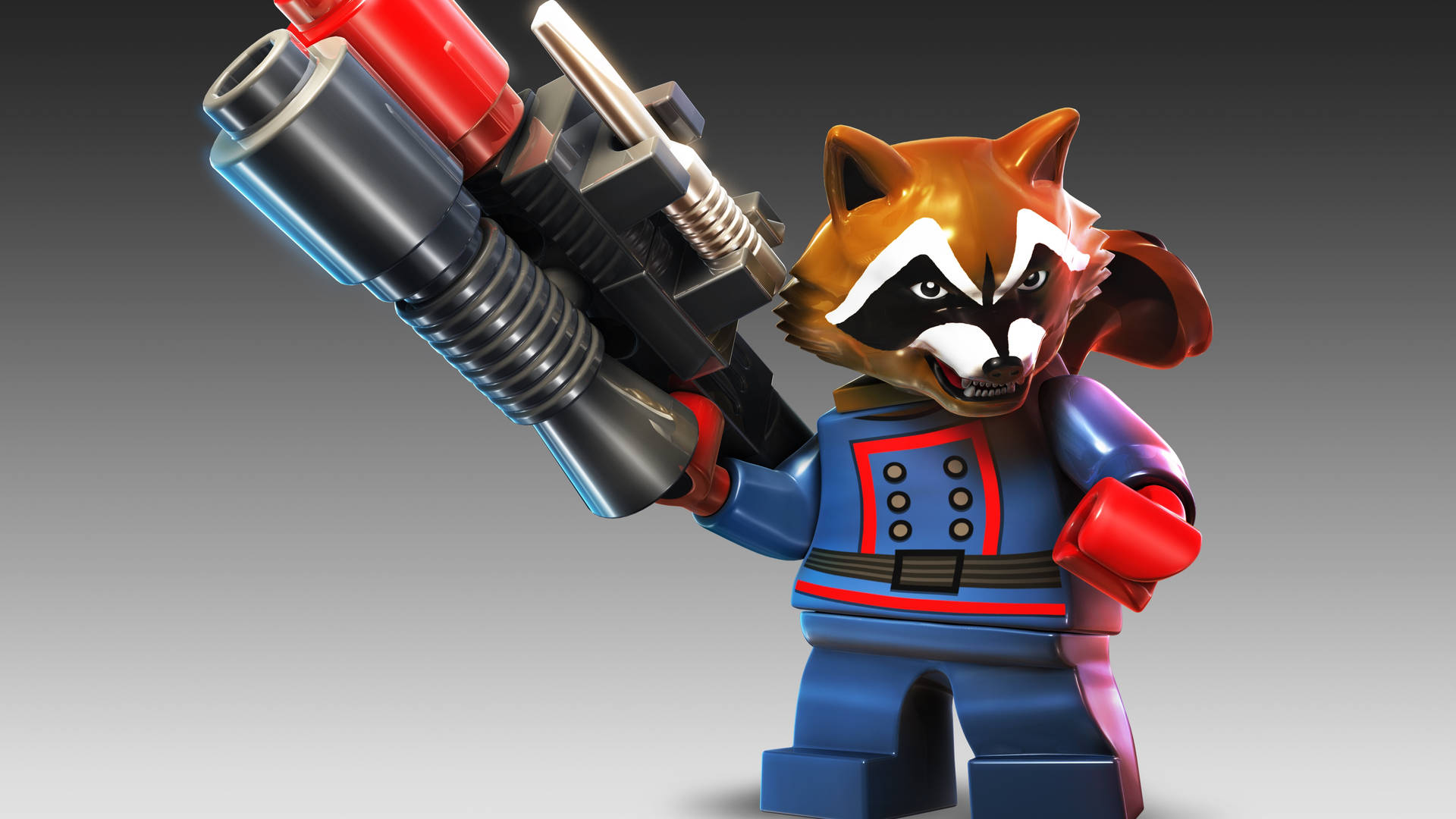 Rocket Of Lego Marvel Heroes Video Game Background