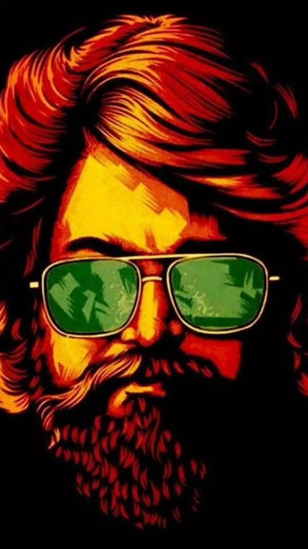 Rocking Star Yash Green Sunglasses Background