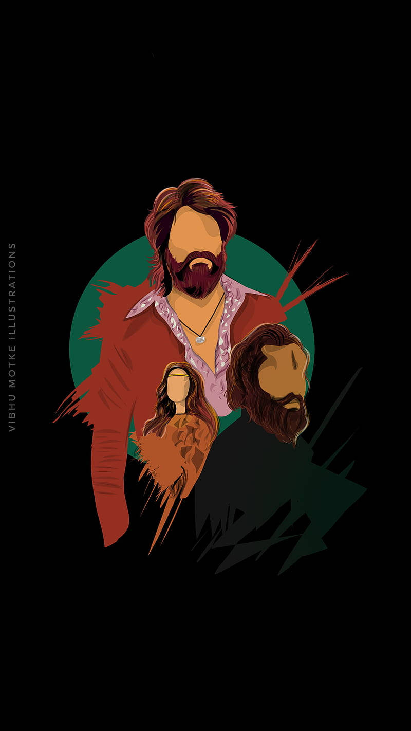 Rocking Star Yash Kgf Characters Background