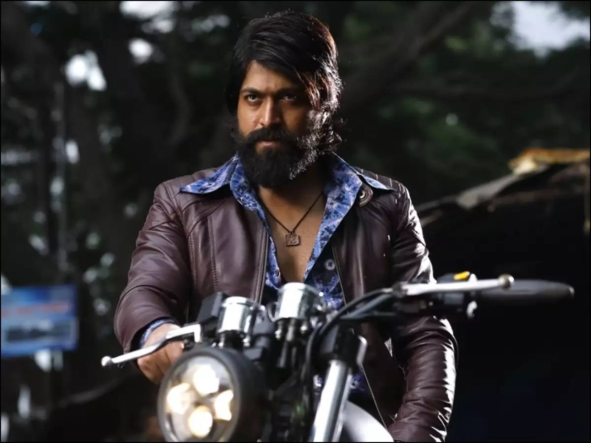 Rocking Star Yash Motorcycle Background