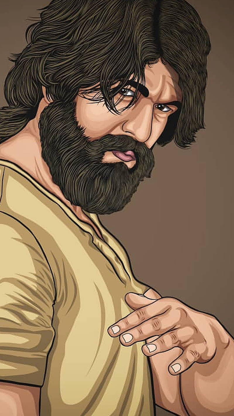 Rocking Star Yash Serious Art