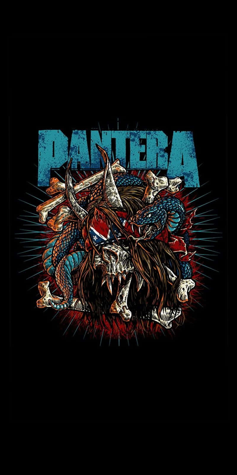 Rocking The Stage With Pantera Background