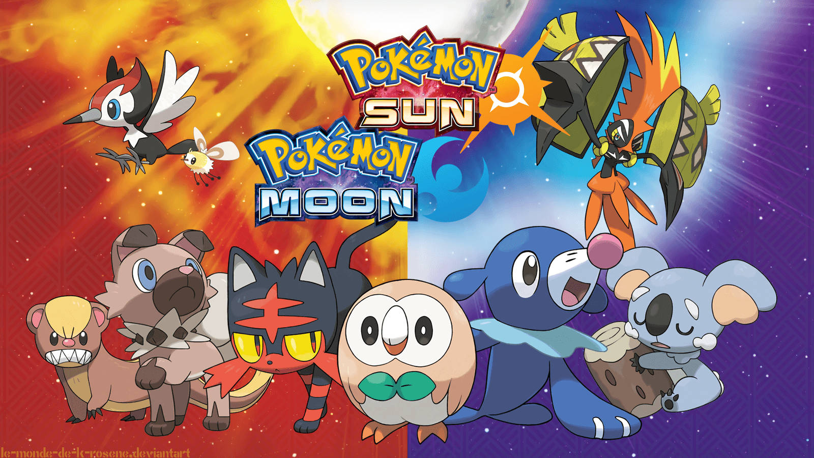 Rockruff Pokémon Sun And Moon Background