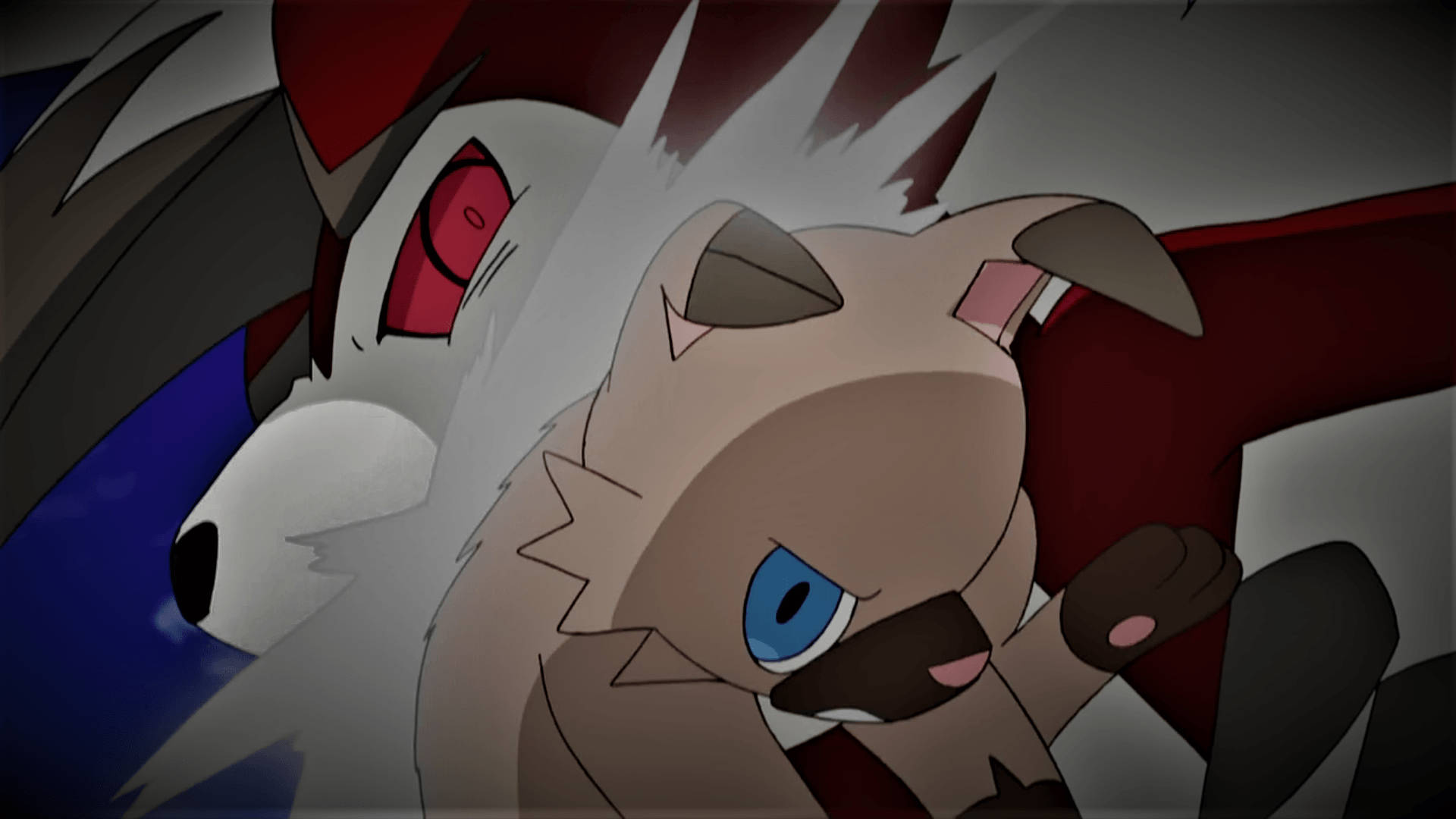 Rockruff With Midnight Lycanroc