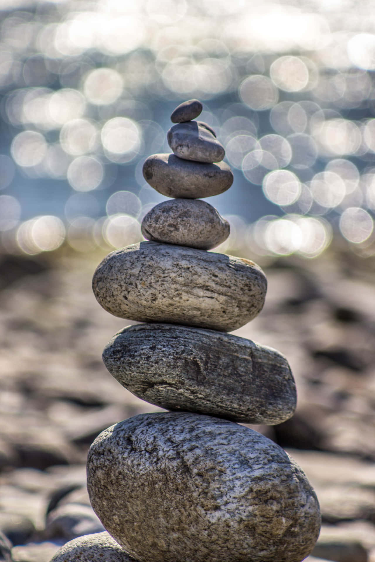 Rocks Of Mindfulness Background