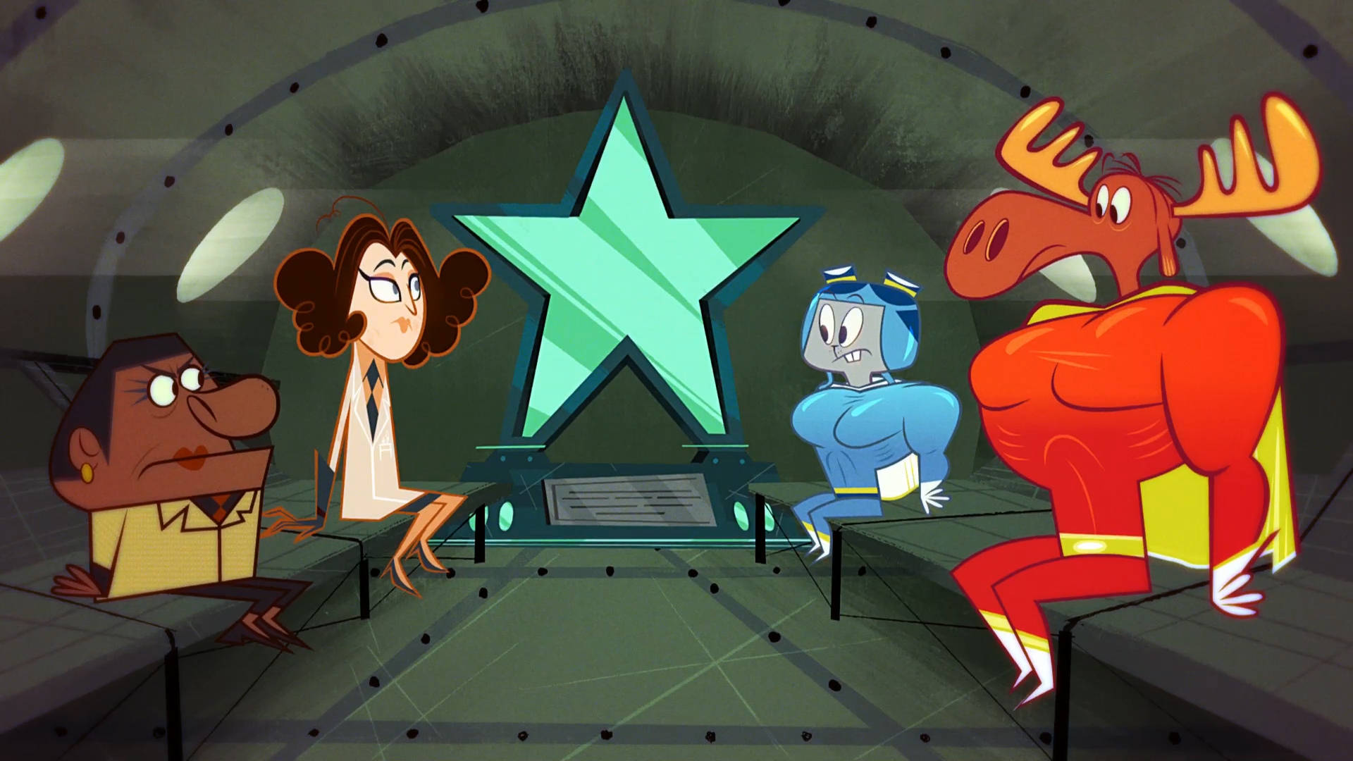 Rocky And Bullwinkle And Other Characters Background
