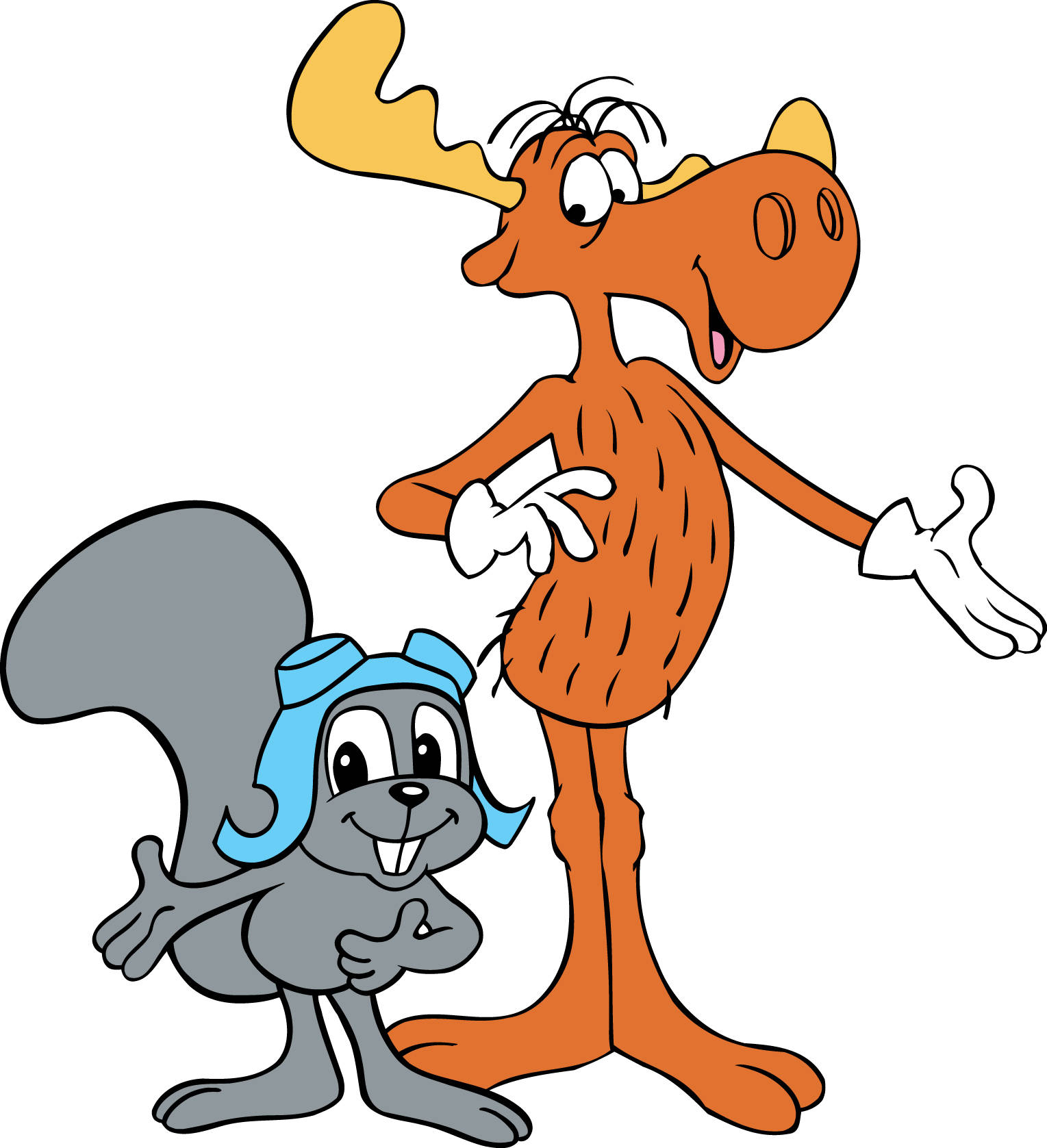Rocky And Bullwinkle Cartoon Series Background