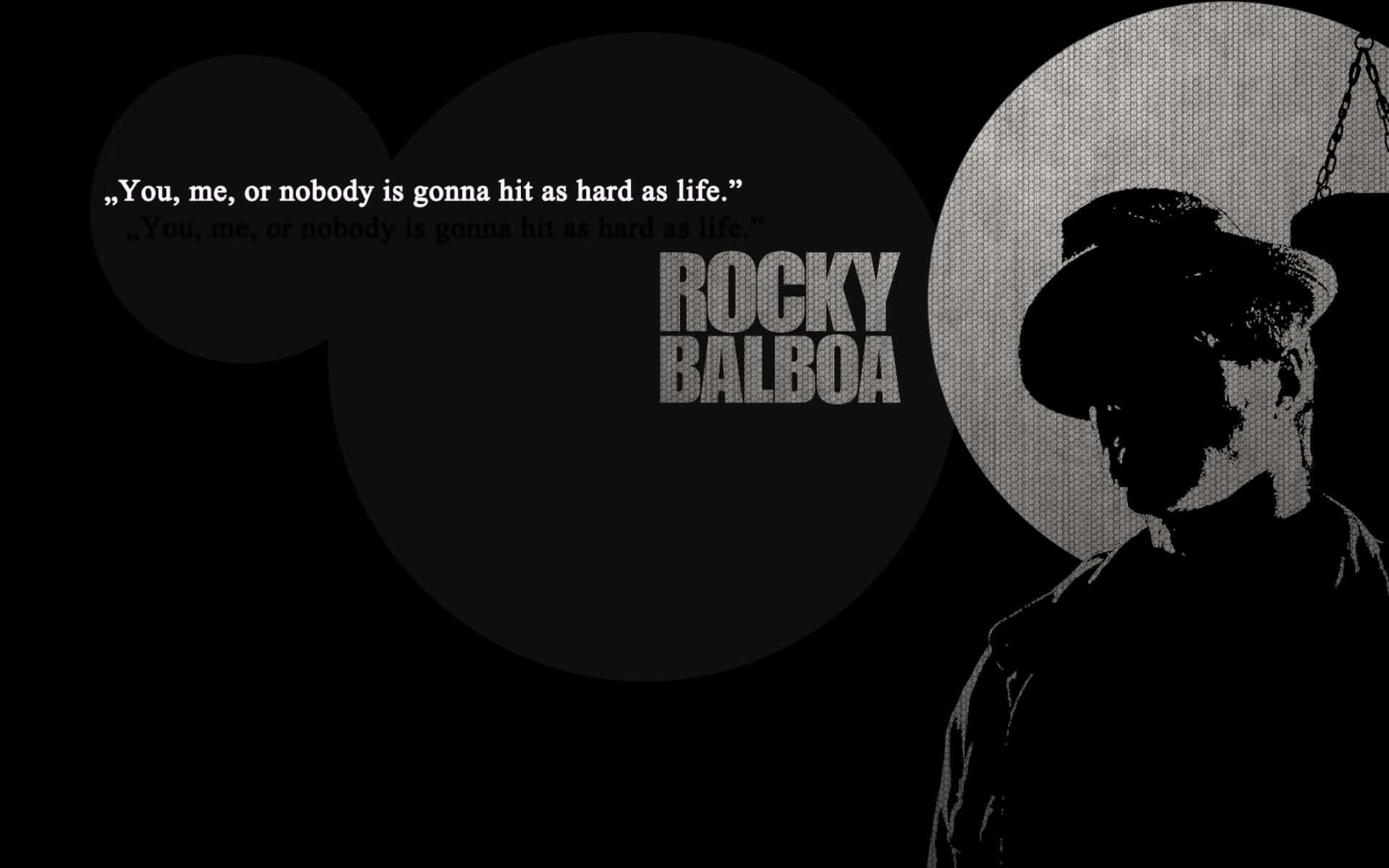 Rocky Balboa Inspiring Quote